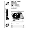 GEMINI PDT-6000 Manual de Usuario