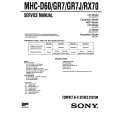 SONY MHC-GR7J Manual de Servicio