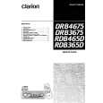 CLARION RDB465D Manual de Usuario