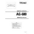 TEAC AG680 Manual de Servicio