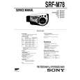 SONY SRFM78 Manual de Servicio