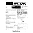 PIONEER CT-A7X(BK)/KU Manual de Usuario