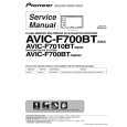 PIONEER AVIC-F700BT/XS/EW5 Manual de Servicio