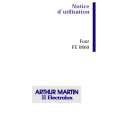 ARTHUR MARTIN ELECTROLUX FE0860W1 Manual de Usuario