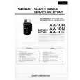 SHARP AA10H/N/X Manual de Servicio