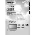 SHARP LC26D7U Manual de Usuario