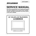 SYLVANIA LC260SC8 Manual de Servicio