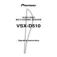 PIONEER VSX-D510/MVXJI Manual de Usuario