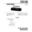 SONY CFD-59S Manual de Servicio