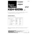 PIONEER KEH-6100B Manual de Servicio