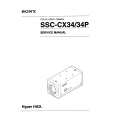 SONY SSC-CX34 Manual de Servicio