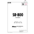 NIKON SB-800 Catálogo de piezas