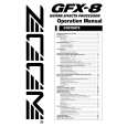 ZOOM GFX-8 Manual de Usuario