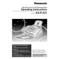 PANASONIC KXFL521 Manual de Usuario