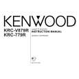 KENWOOD KRC-779R Manual de Usuario