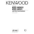 KENWOOD KDC-W5031 Manual de Usuario