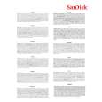 SANDISK Memory Stick Micro (M2) Manual de Usuario
