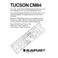 BLAUPUNKT TUCSON CM84 Manual de Usuario