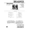 SONY SRSPC35 Manual de Servicio