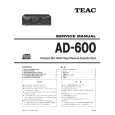 TEAC AD-600 Manual de Servicio