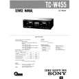 SONY TCW455 Manual de Servicio