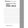 PIONEER VSX-1012-K/KUXJICA Manual de Usuario