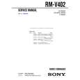 SONY RMV402 Manual de Servicio