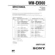 SONY WMEX900 Manual de Servicio