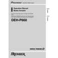 PIONEER DEH-P660 Manual de Usuario