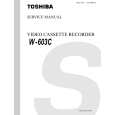 TOSHIBA W603C Manual de Servicio