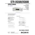 SONY STR-DG600 Manual de Servicio