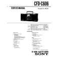 SONY CFD-C606 Manual de Servicio
