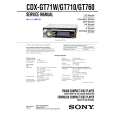 SONY CDX-GT710 Manual de Servicio