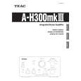 TEAC AH300MKIII Manual de Usuario