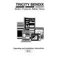 TRICITY BENDIX AW410W Manual de Usuario