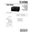 SONY TC-H7900 Manual de Servicio