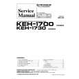 PIONEER KEH1700 X1M/EW Manual de Servicio