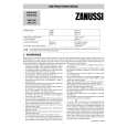 ZANUSSI ZWT270 Manual de Usuario