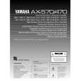 YAMAHA AX-750 Manual de Usuario