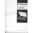 TECHNICS SL-1900 Manual de Usuario