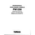 YAMAHA PM1200 Manual de Usuario