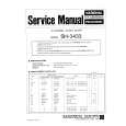 PANASONIC SH-3433 Manual de Servicio