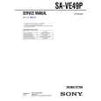 SONY SAVE49P Manual de Servicio