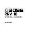 BOSS RRV-10 Manual de Usuario
