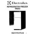 ELECTROLUX TR640 Manual de Usuario