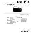SONY CFM-145TV Manual de Servicio