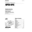 SONY CFD-475 Manual de Usuario