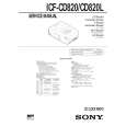 SONY ICFCD820 Manual de Servicio