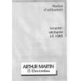ARTHUR MARTIN ELECTROLUX LS1085 Manual de Usuario