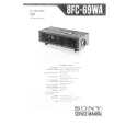 SONY 8FC-69WA Manual de Servicio